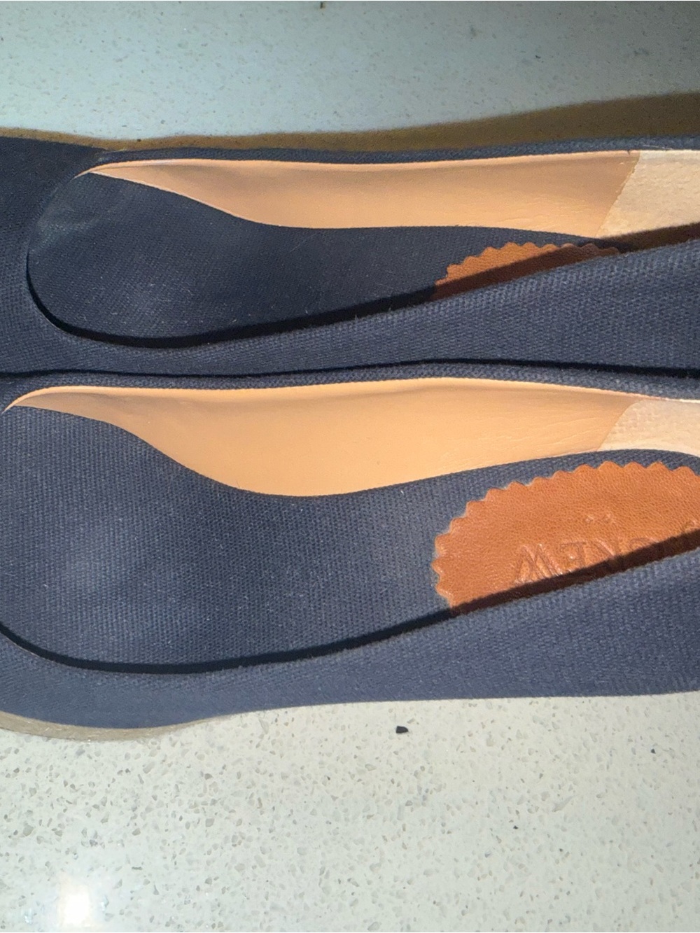 J. Crew Navy Canvas Seville Espadrille Pumps - Picture 12 of 14